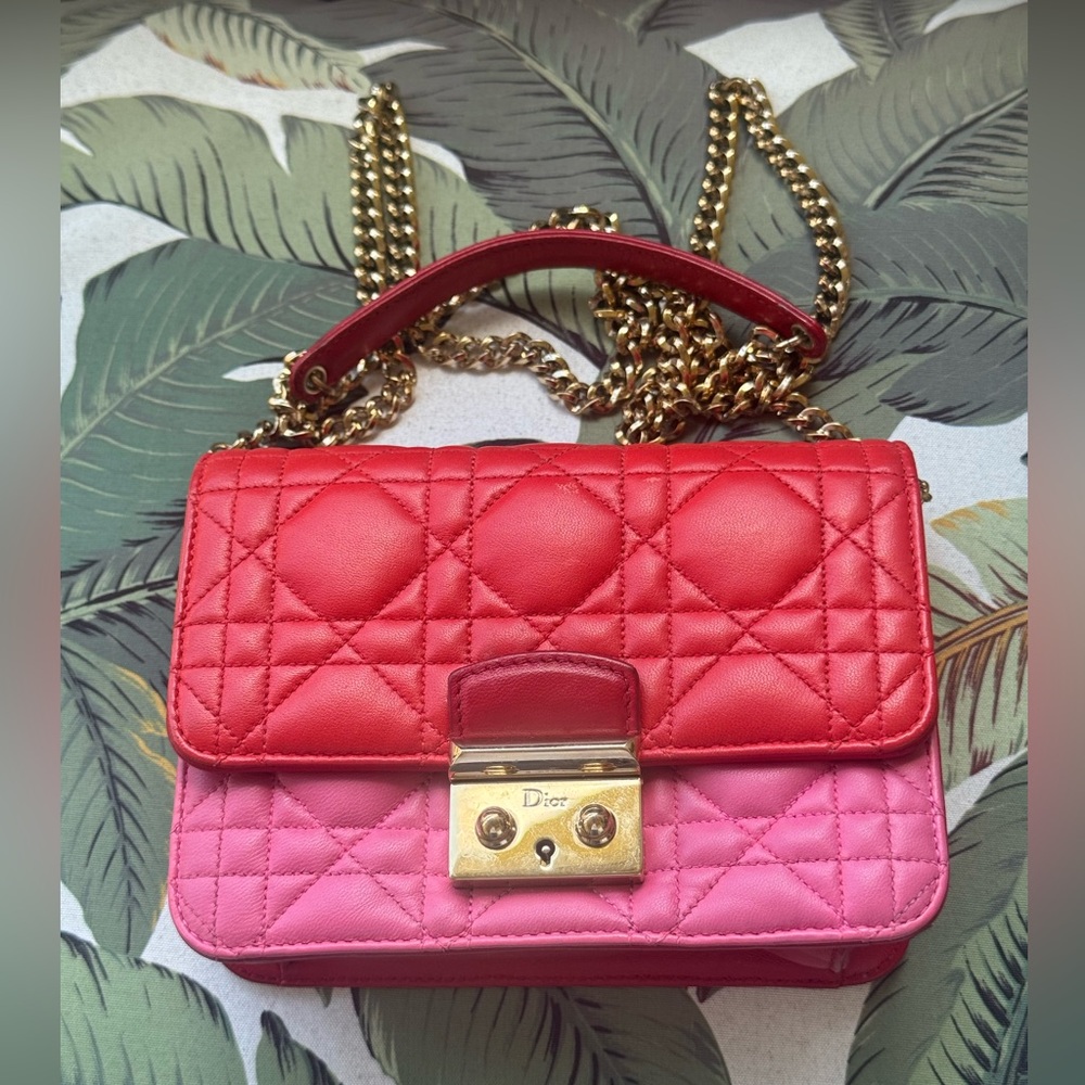❤️💖 SALE‼️‼️Dior. Petite Cannage Leather Crossbody. Authenticated. ❤️💖 Too Good